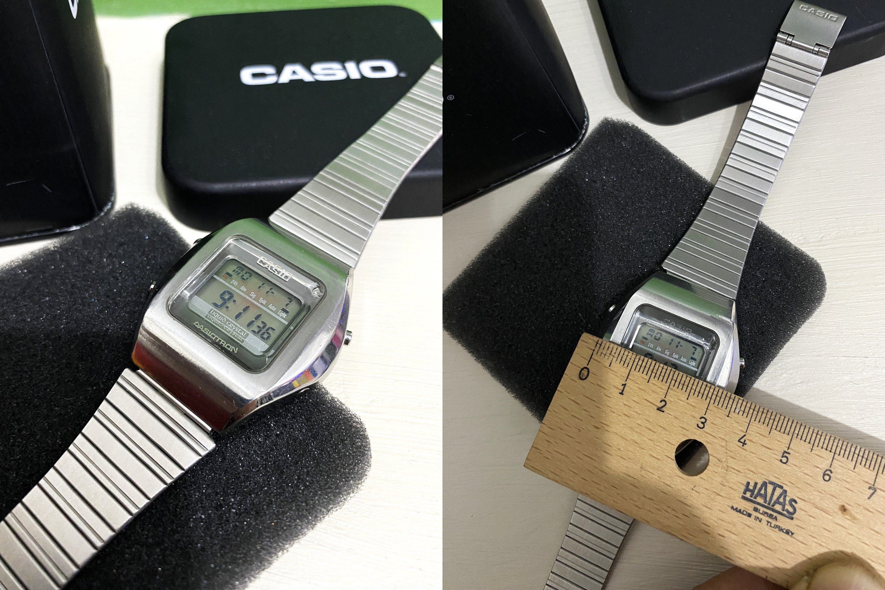 Rare Collectible Vtg Casio Casiotron/ TRN-110 LIQUID Crystal