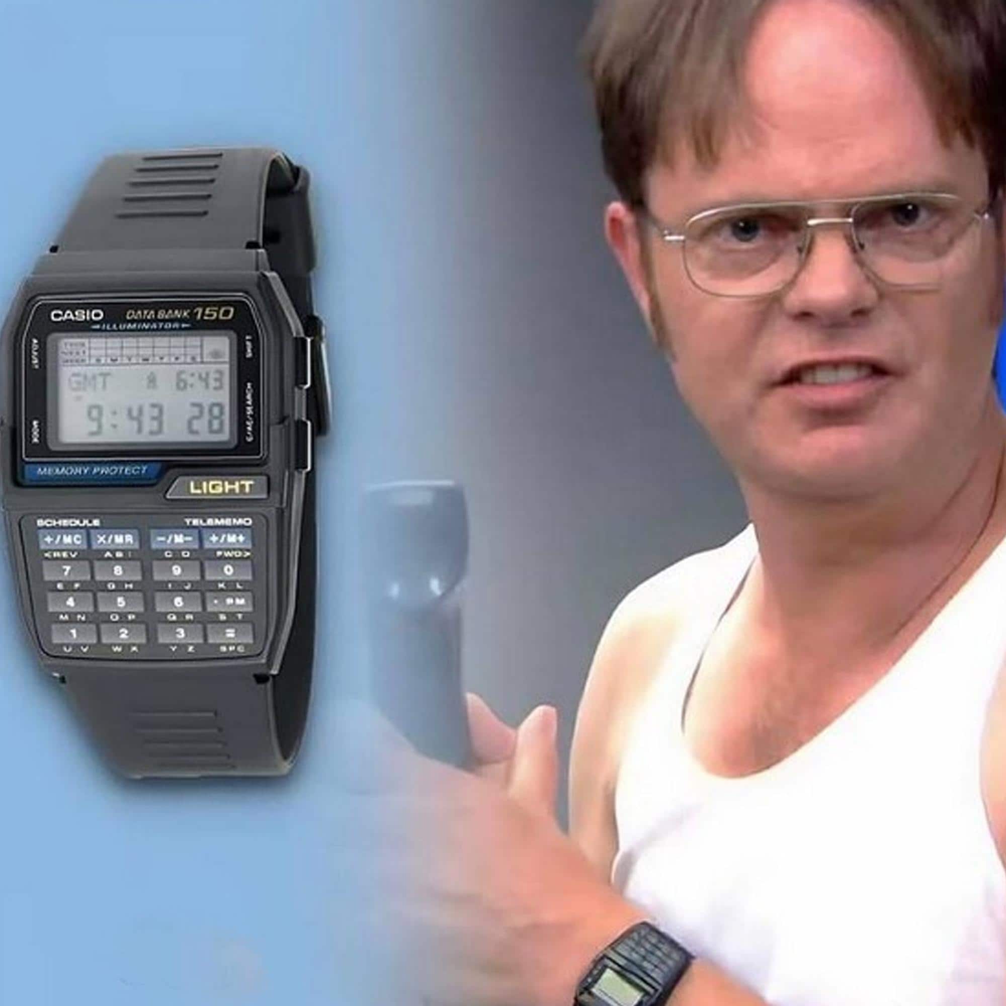 Vintage Casio Dbc-150 Data Bank 150 Phosphorous Keyboard / Module