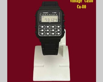 RARE Vintage Casio C-80 Calculator/ Watch Module 133 JAPAN R