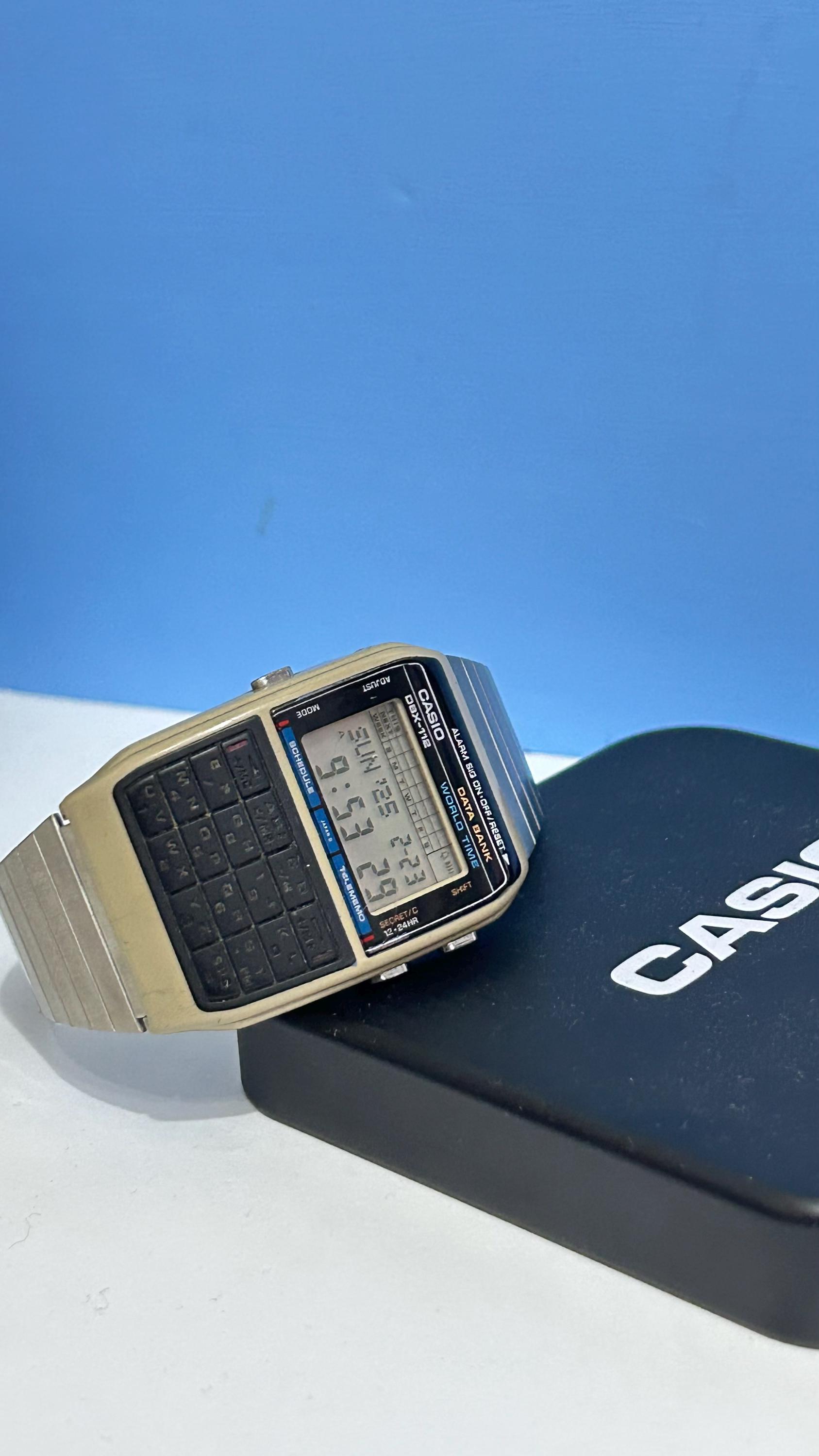 CASIO Vintage Data Bank DBX-112, Retro, Omega Casio Watch - Etsy