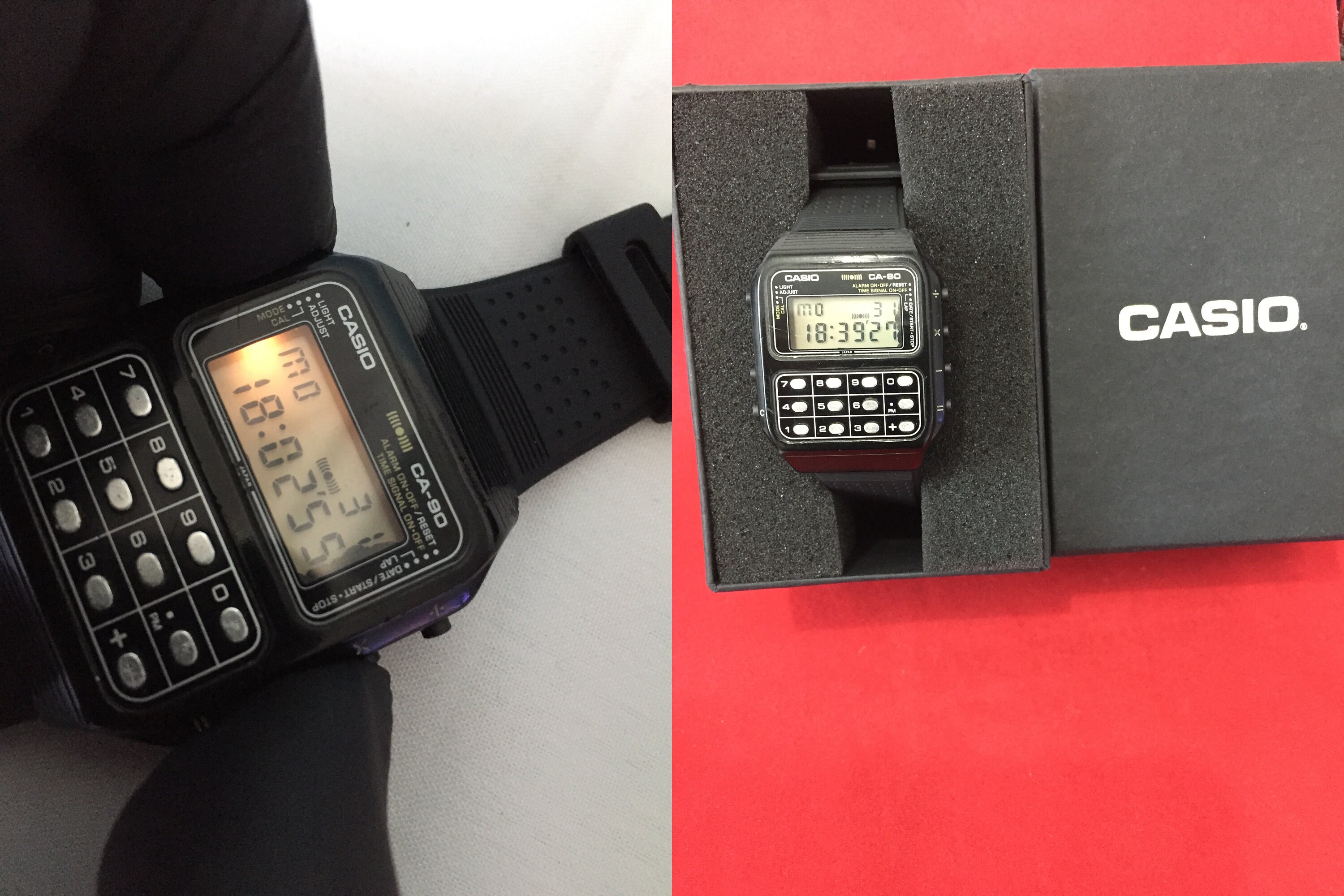 Vintage Casio CA-90 / Digital Calculator Japan Made Watch Vintage Casio CA-90 / Digital Calculator Japan Made Watch