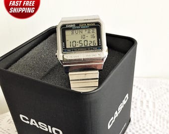 Rare Casio DBA-800 Vintage Phone Dialer Watch. Tudor Seiko