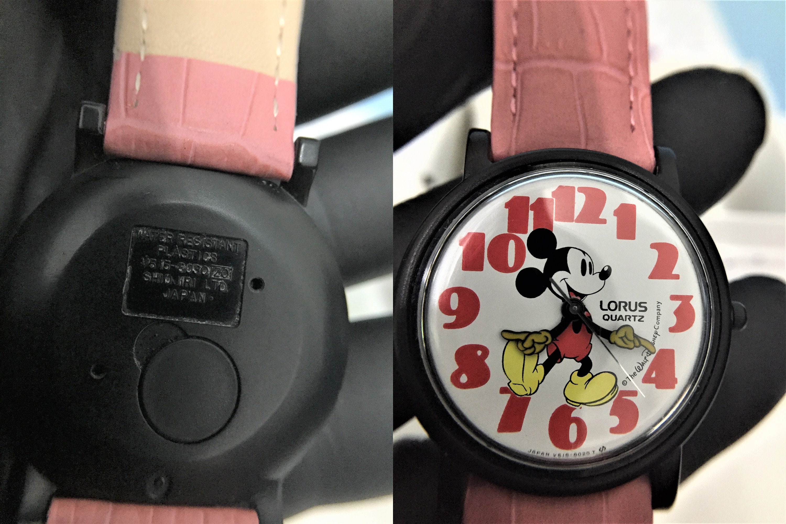 希少なLORUSミッキーマウスウォッチ、ディズニーウォッチ 
