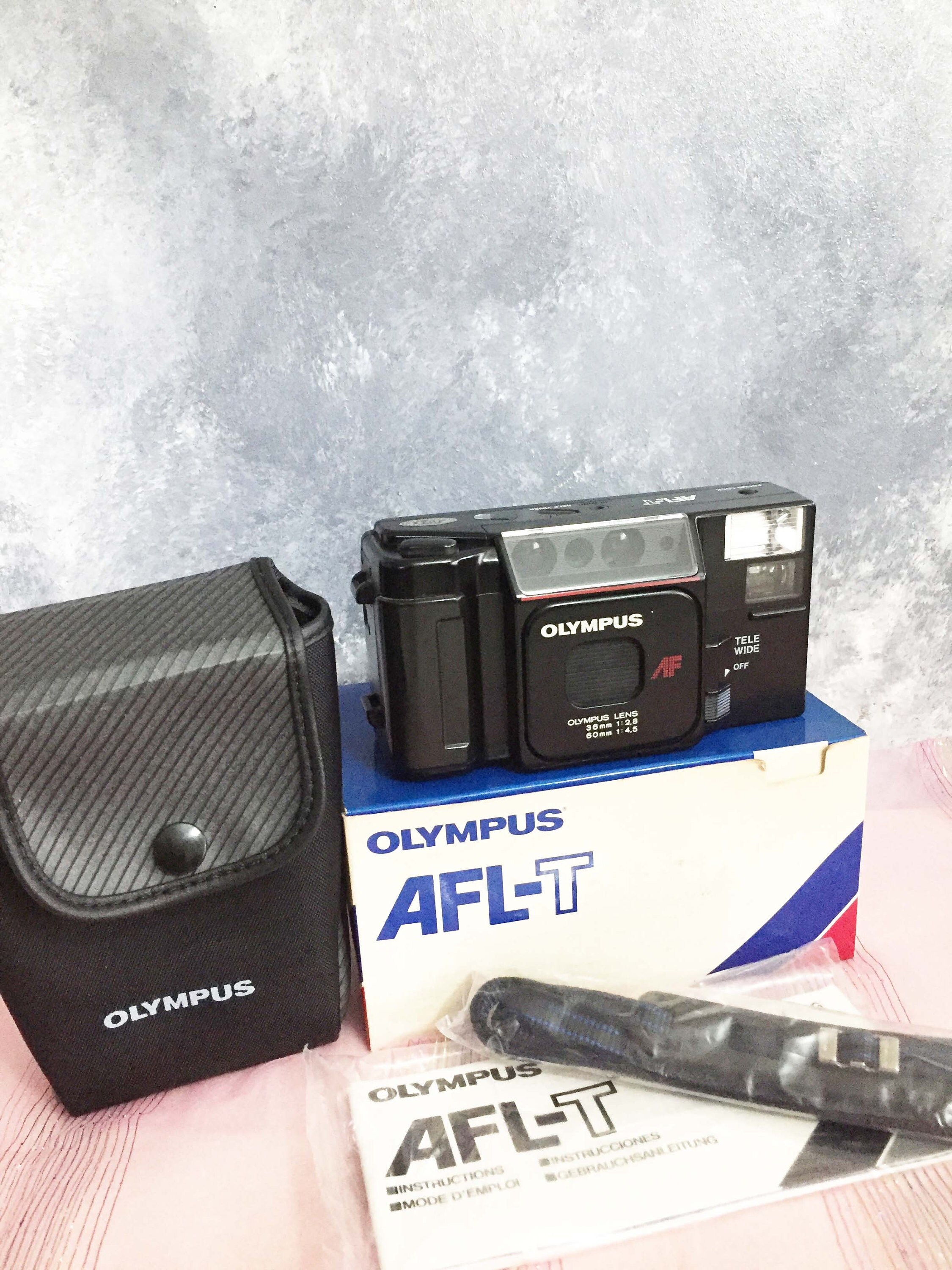 OLYMPUS AF コンパクトフィルムカメラ　A F L―T Olympus AFL-T – Retro Camera Shop