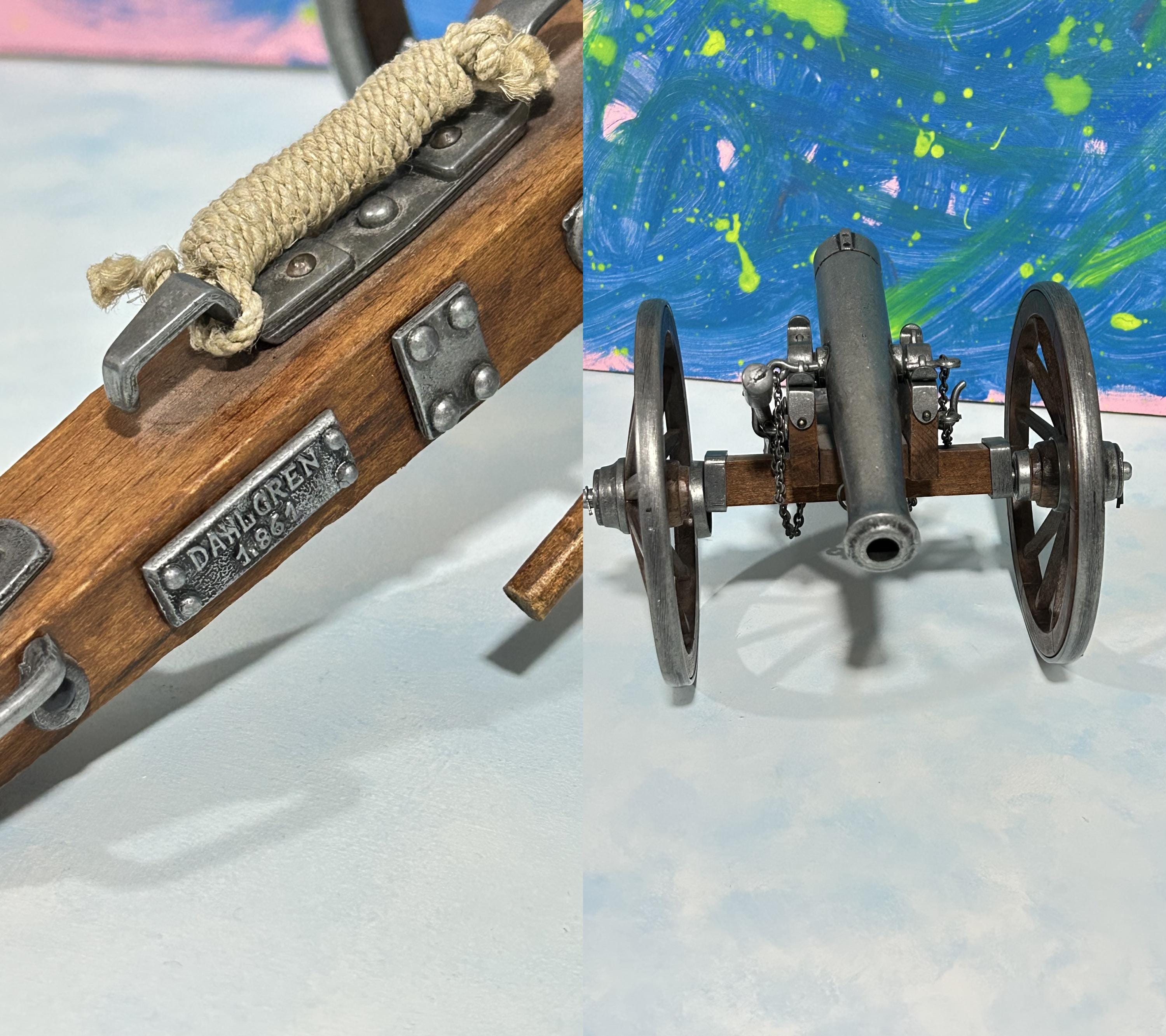 1861年南北戦争時のオリジナル大砲、ダルグレンのミリタリーグッズ