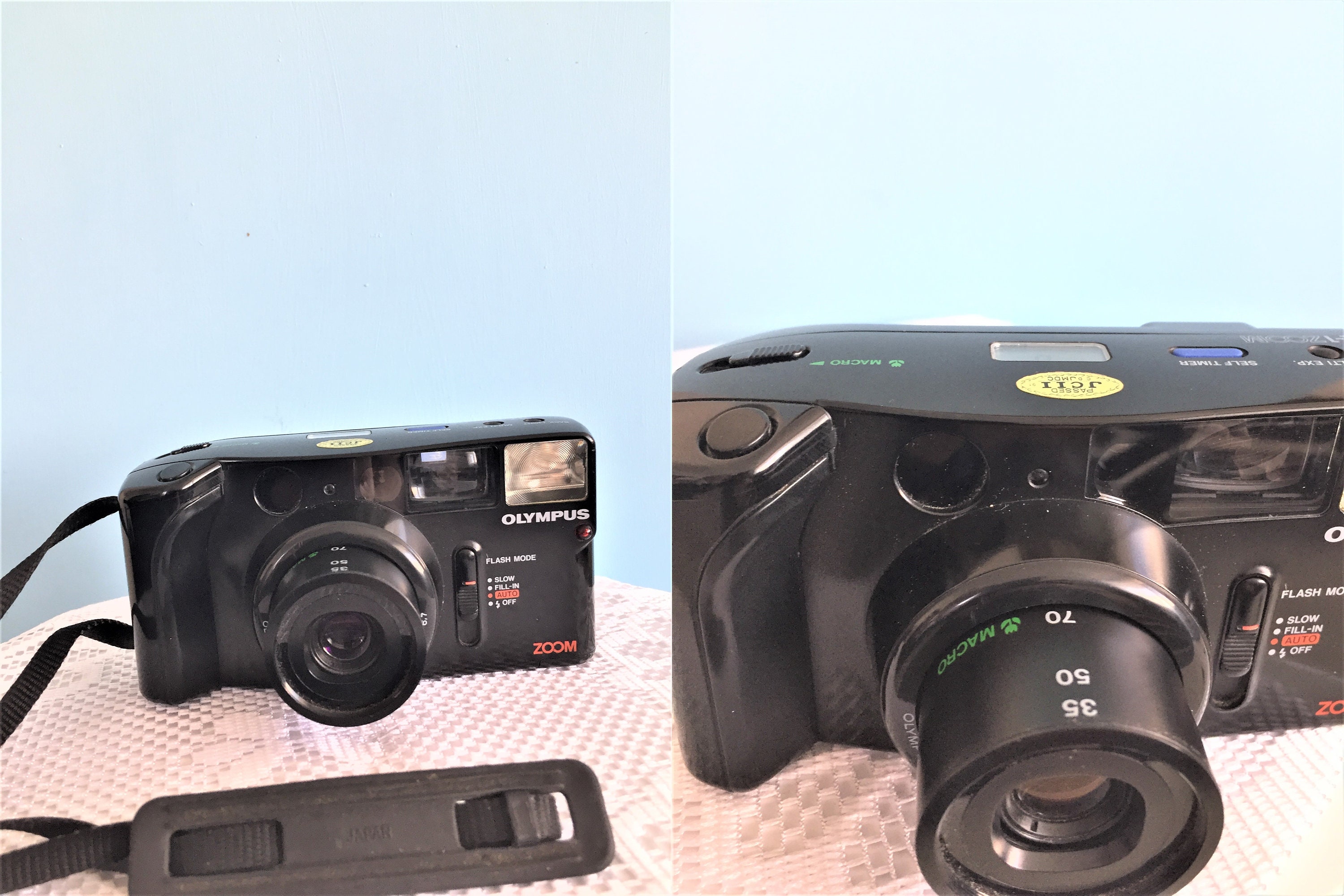 ヴィンテージ オリンパス AZ-1、フィルムカメラ、35 mm、アナログ
