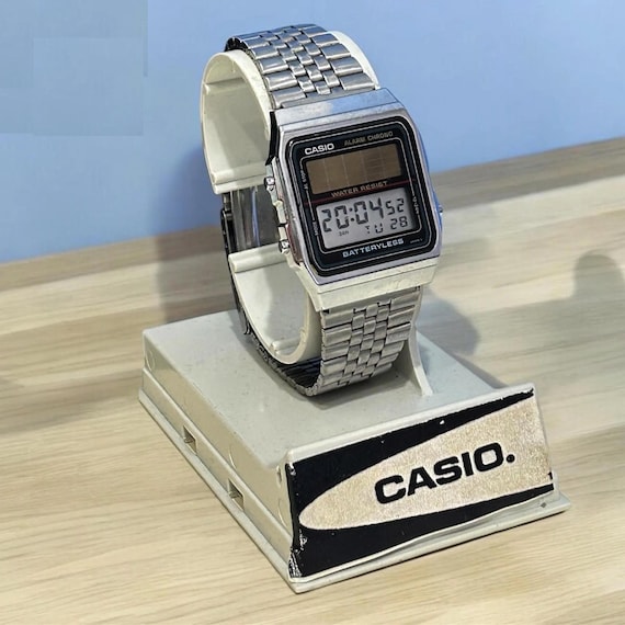 [稼働品]CASIO BATTERYLESS AL-180メンズ腕時計 ソーラー Casio AL-180 Alarm Chrono Digital 668 Vintage Men's Watch | eBay