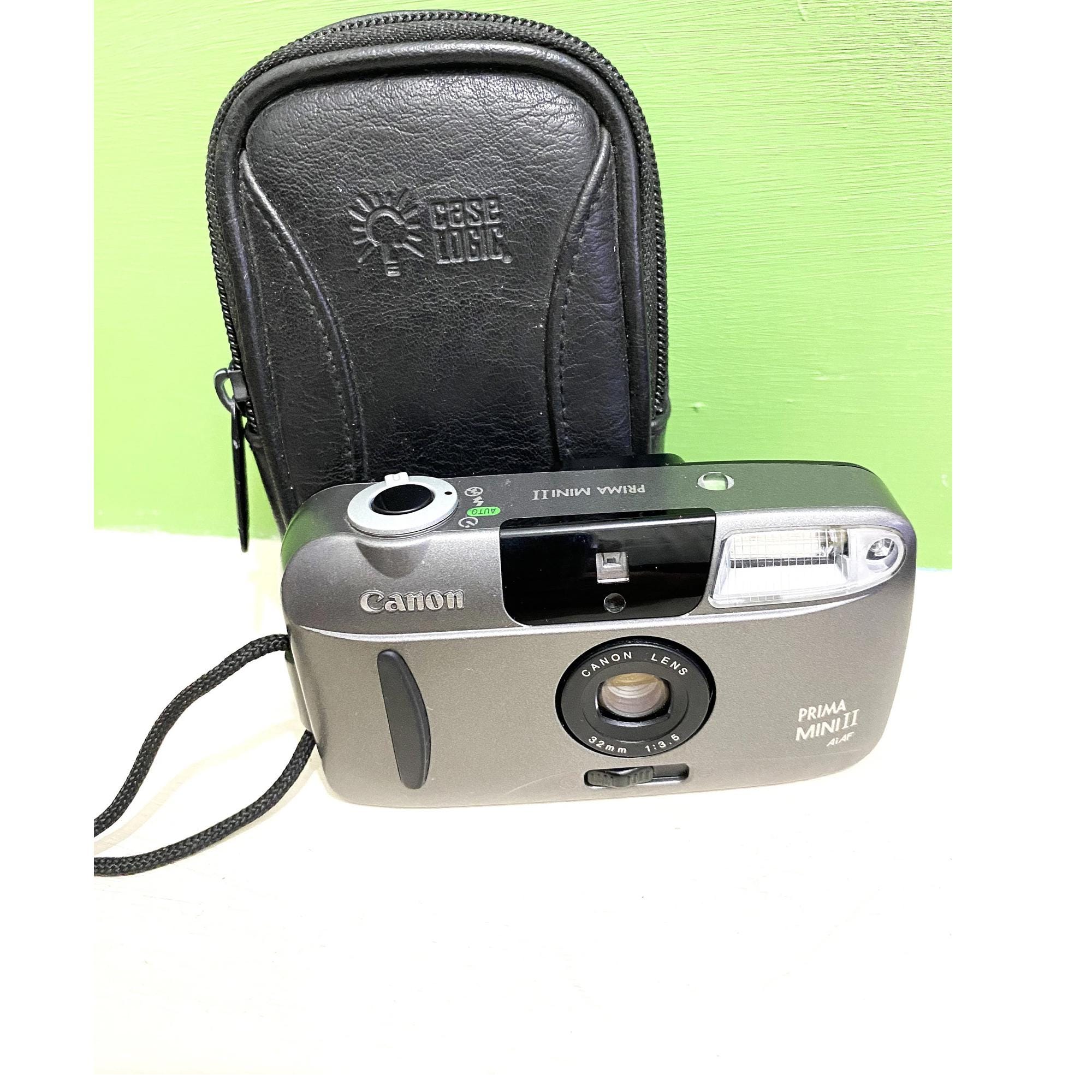 Vintage Canon Prima Mini II / Canon Lens 35mm Compact AF Camera