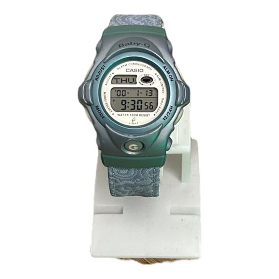 Vintage Casio Baby-g Digital Soft Fabric Strap , Bg-156 - Etsy