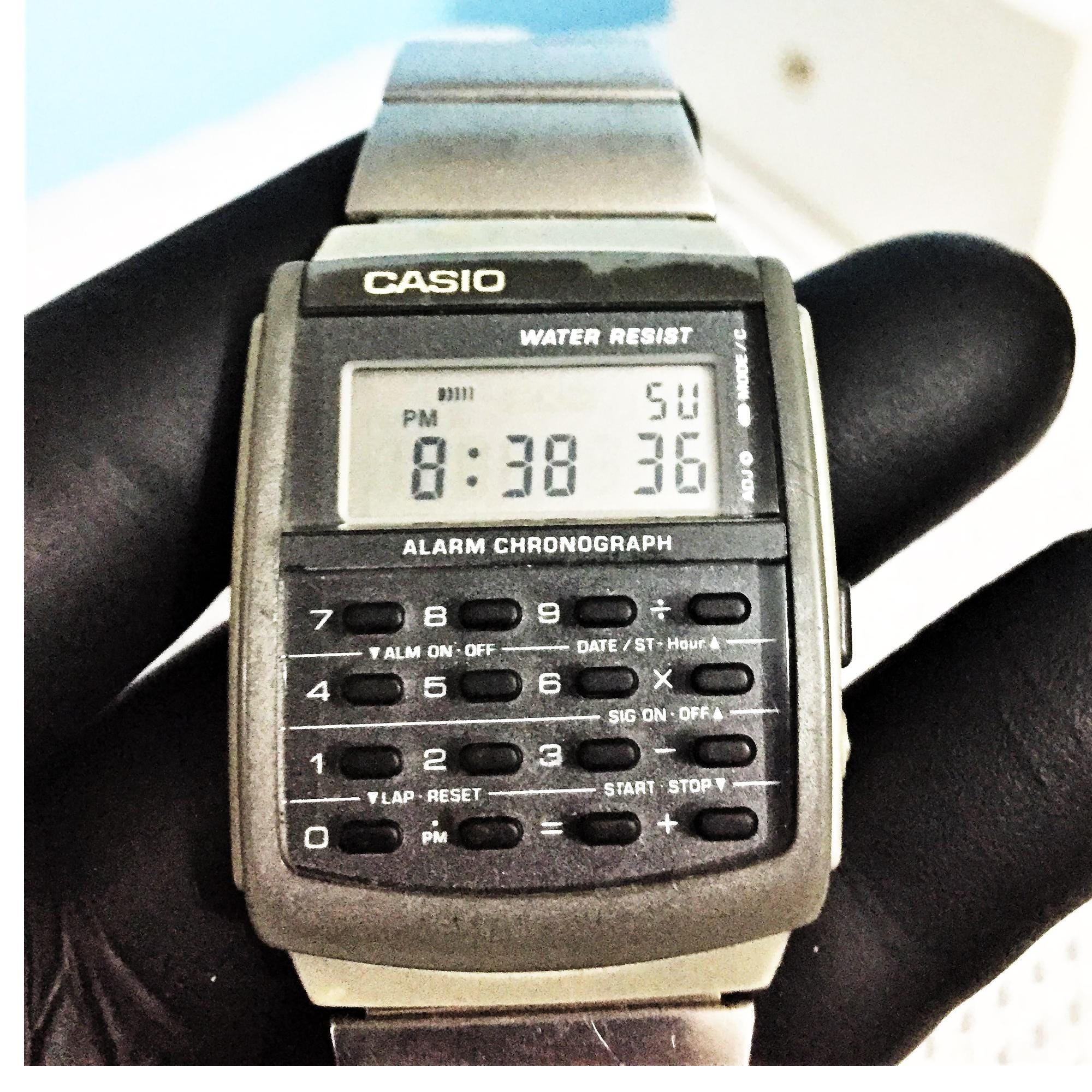 Casio CA-506 Data Bank Series / Silver Color Stainless Steel