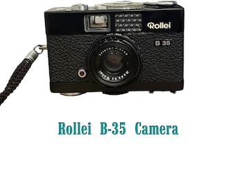 Vintage Rollei B35 Film Camera, Collectible 35mm Camera