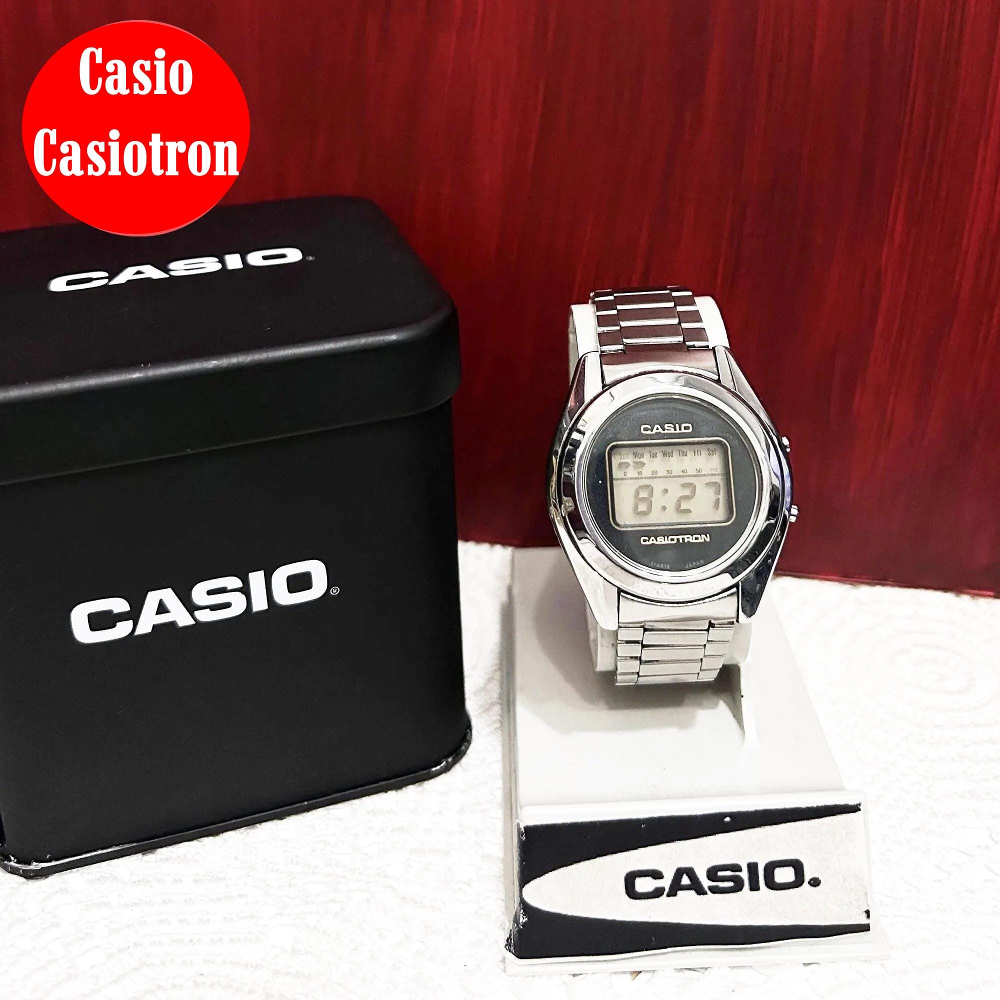 Casio R-14 Casiotron, digital watches, collectible watch
