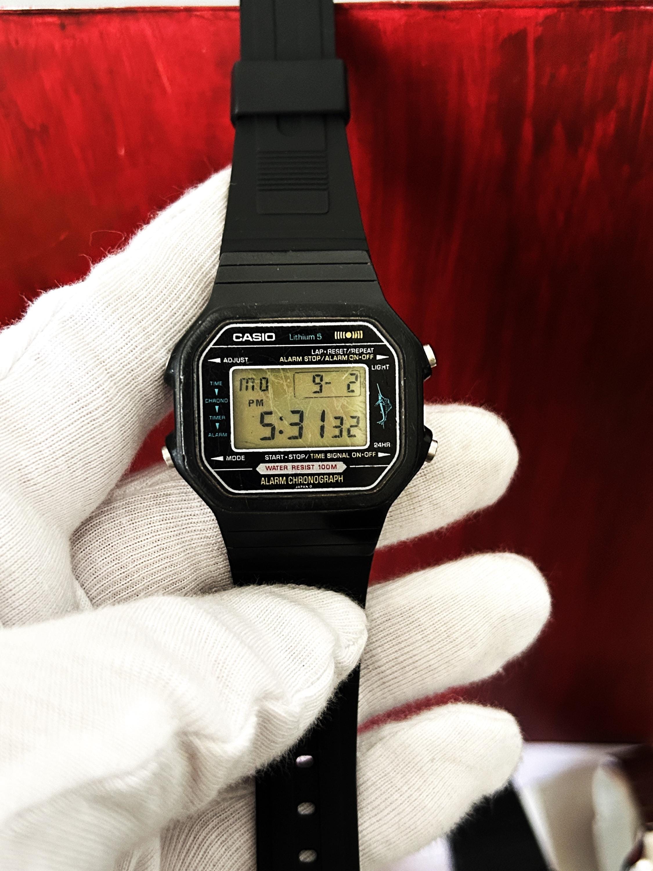 Very Rare 1980s Vintage CASIO H110 (106) MARLIN Japan H Very Rare 1980s Vintage CASIO H110 (106) MARLIN Japan H