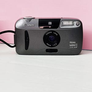 Vintage Canon Prima mini II Date/ Canon Lens 35mm Compact AF Camera/Point & Shoot Film Camera/Film tested and fully working/ With  Battery