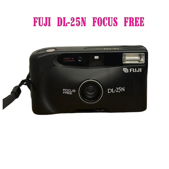 Vintage Fuji Analog DL-25N Point & Shoot 35mm Film Camera/ Focus