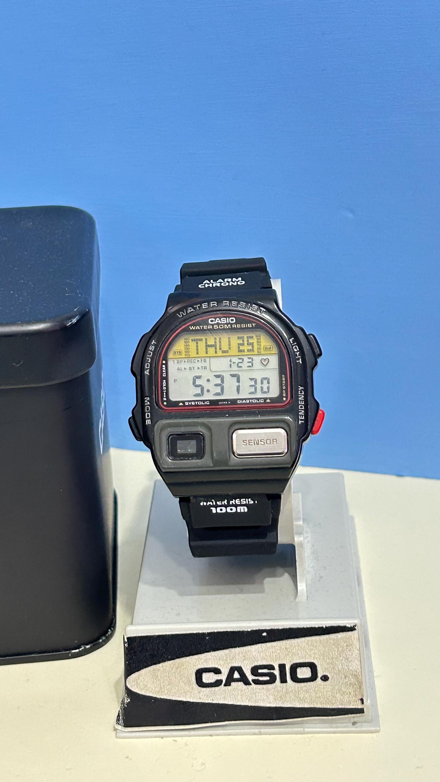 Vintage Casio BP-100 Blood Pressure Monitor Made in Japan 1990s 