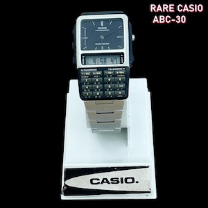 Vintage Casio ABC-30 Data Bank Watch: Digital Analog Calculator - Module 2332