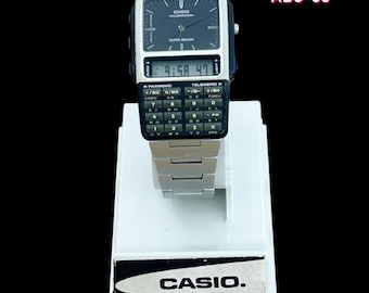 Vintage Casio ABC-30 Data Bank Watch: Digital Analog Calculator