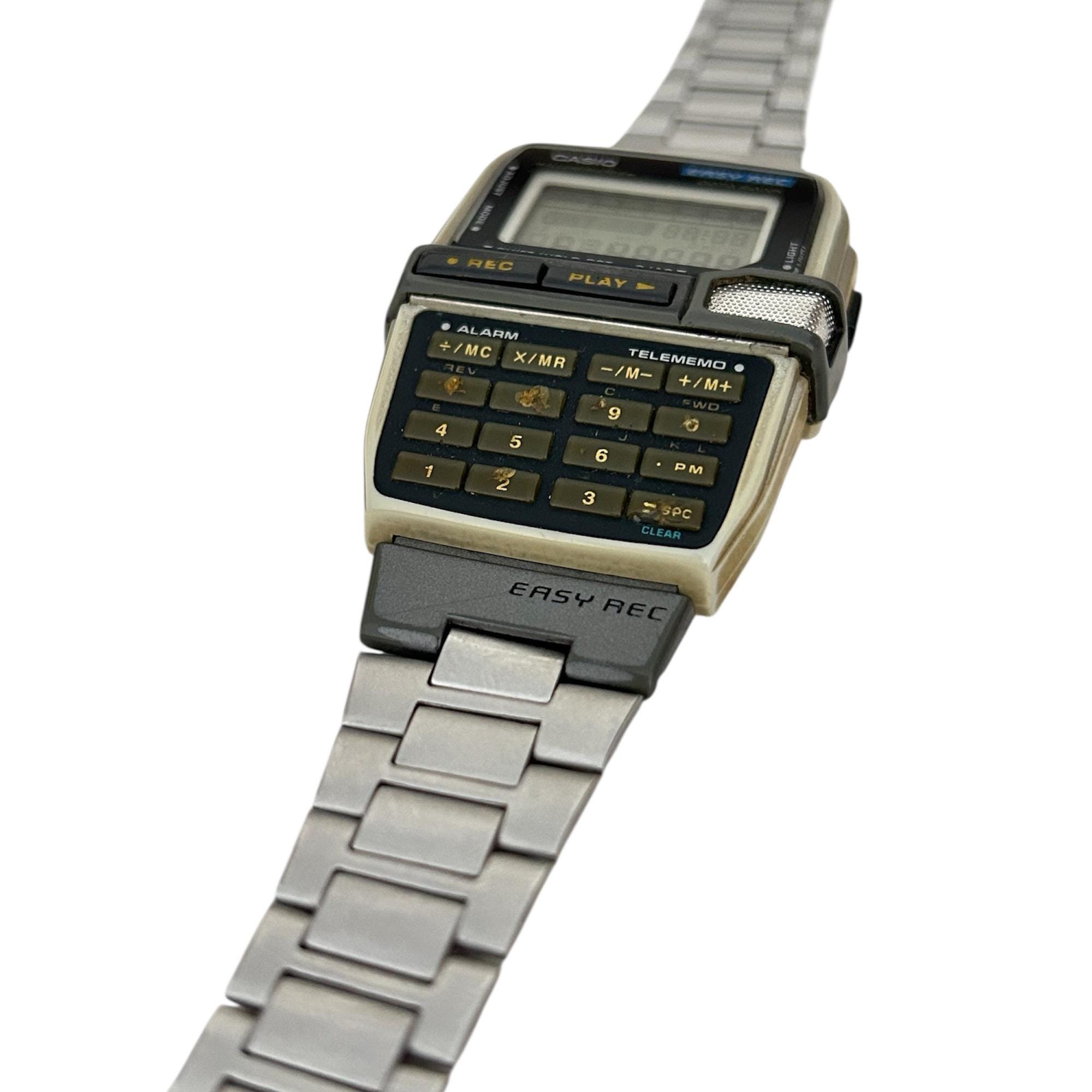 Vintage Casio DBC-V500 Easy Rec Data Bank Wrist Watch Telememo