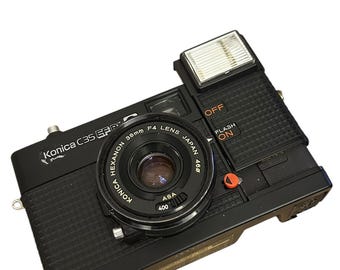 Vintage Konica C35 EF3 Camera: Hexanon 35mm F2.8 Lens, Street