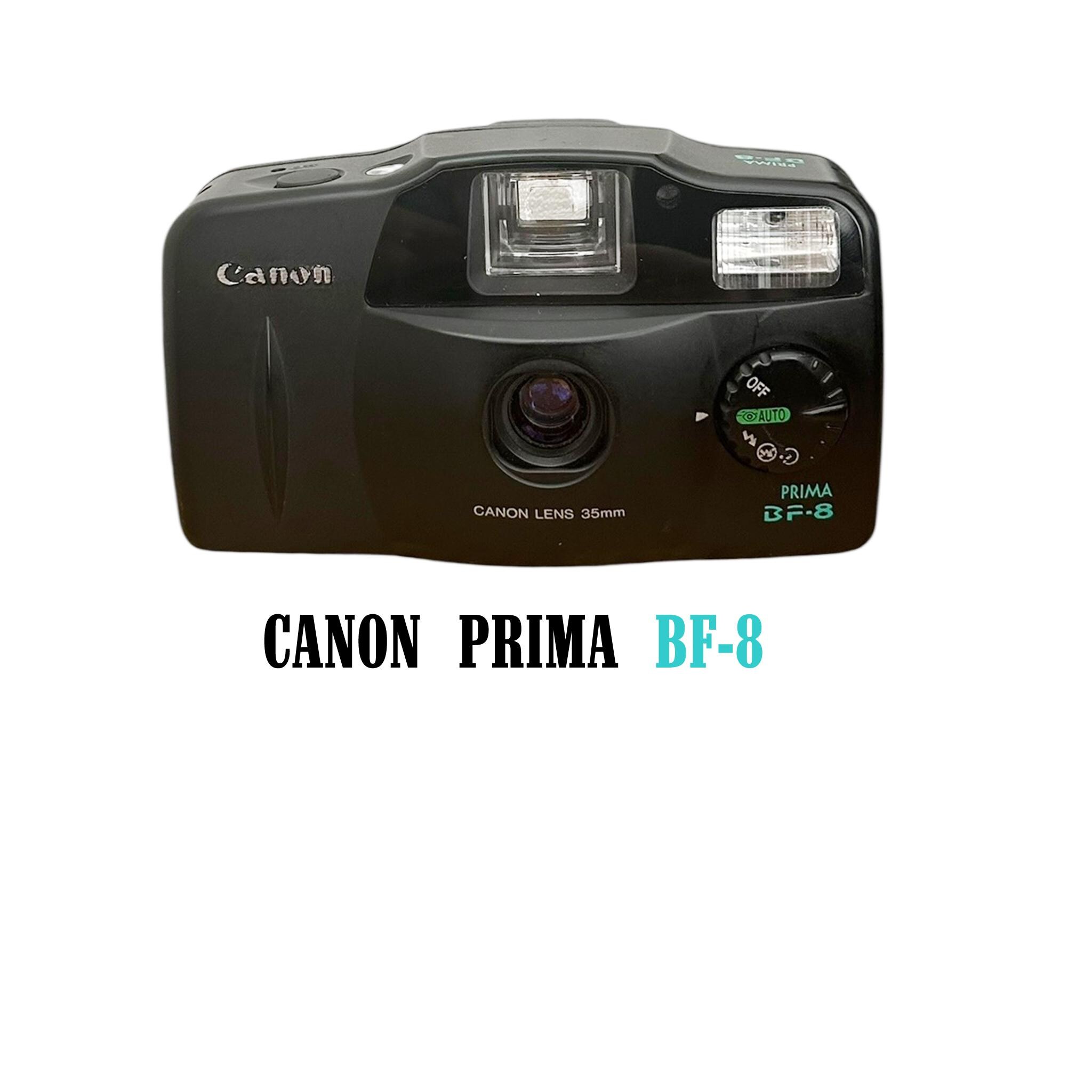 Vintage Canon Prima BF-8 35mm Point and Shoot Film Camera - Tested