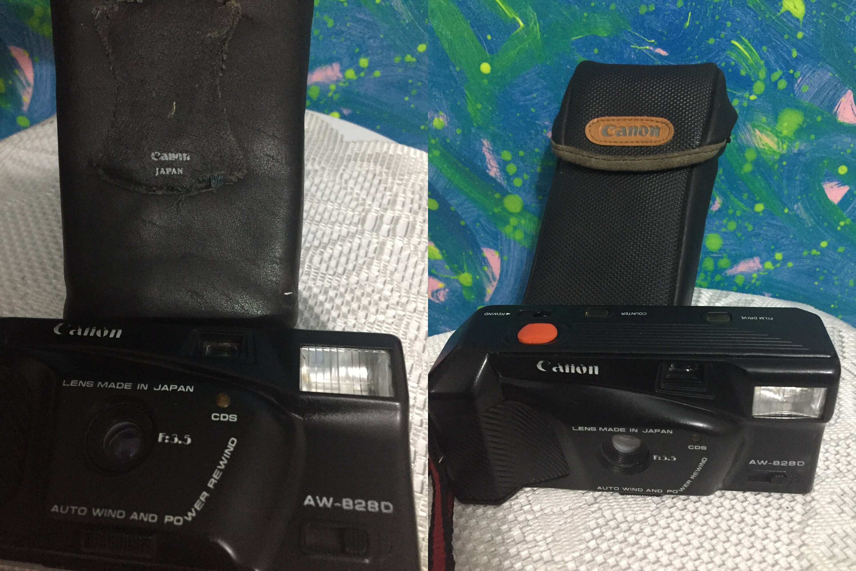 ヴィンテージ Canon AW 828-D /日本製レンズ/自動巻き/Canon mate 35