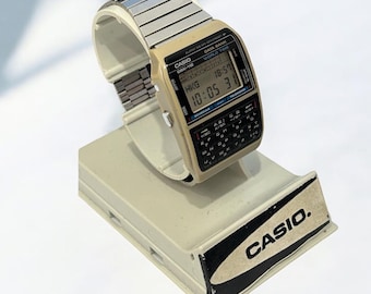 Ultra Rare Vintage Casio ABC-31 Data Bank Digital & Analog Black