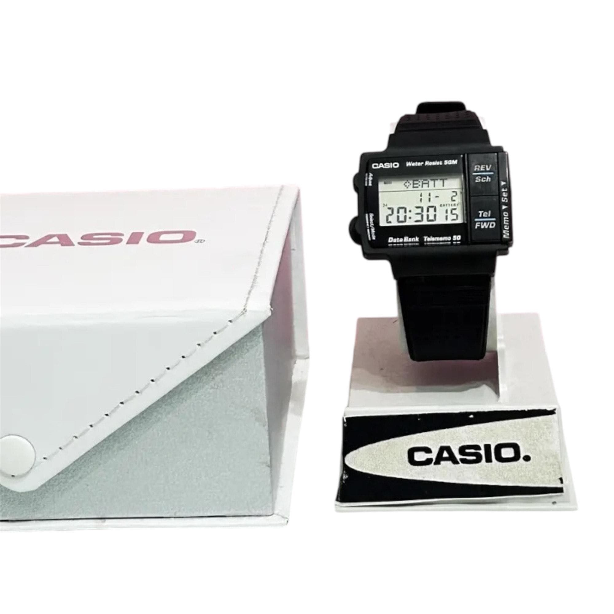 レア VINTAGE 1994's CASIO DB-57W DATABANK Rare Casio Db-57w Retro Collectibles Watch/ Databank Db 57w