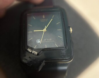 CASIO データバンク　FTP-30 / 761 Casio Data Bank FTP-30 flip top 761 Vintage Men's Watch Case