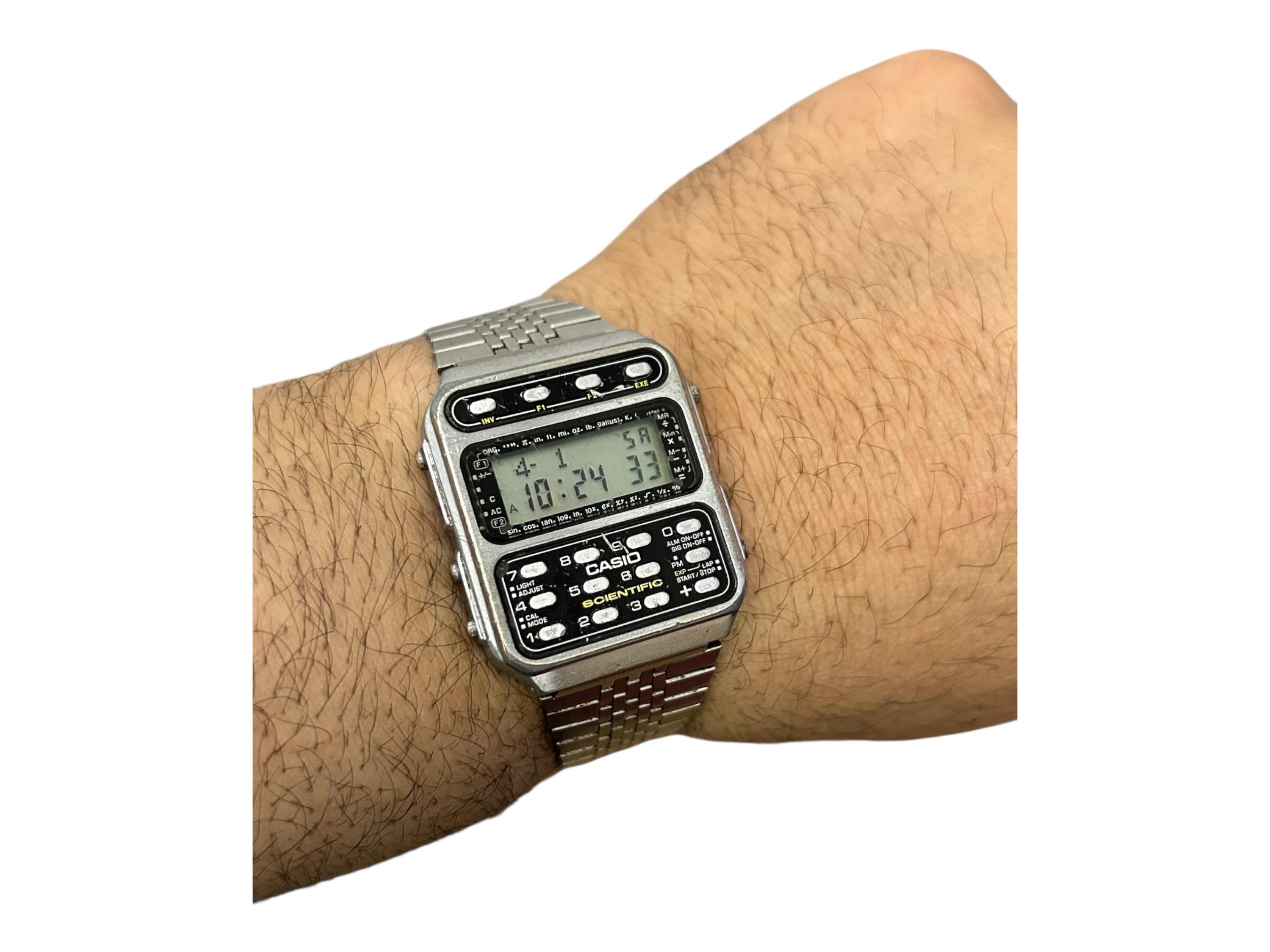 RARE Vintage Casio CFX 200 Calculator Watch Mod:197 Japan - Etsy