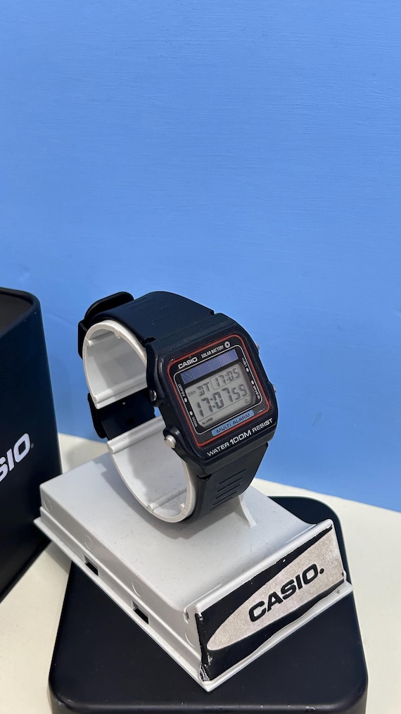 カシオw-600オールドデジタルCASIO W-600 電池交換済ソーラー