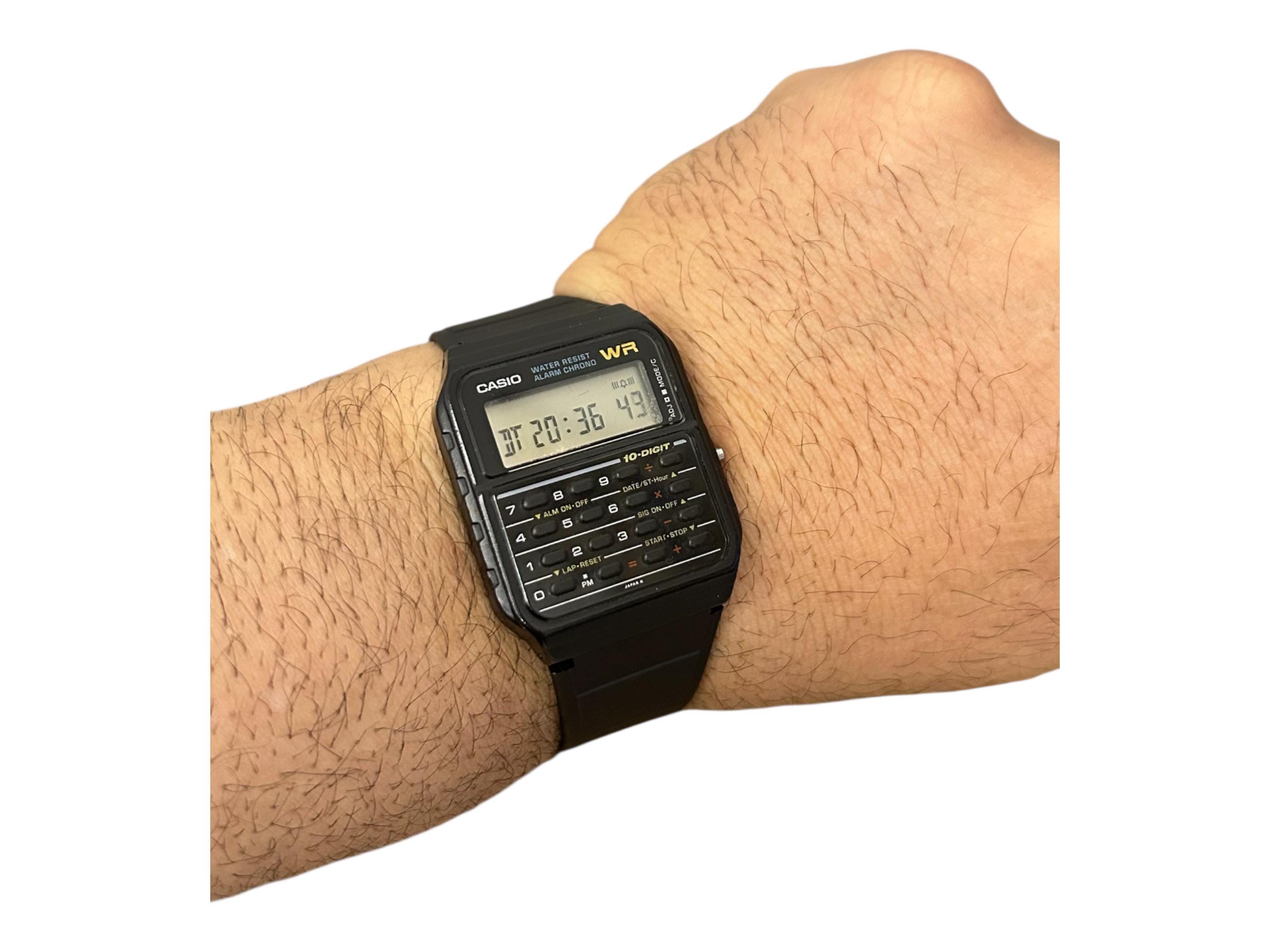 Rare Casio Ca-61w Watch Japan 10-digit : Mod 481, 1980s .fast