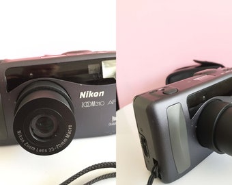 Vintage Nikon Zoom 310 AF Point and Shoot 35mm Film Camera