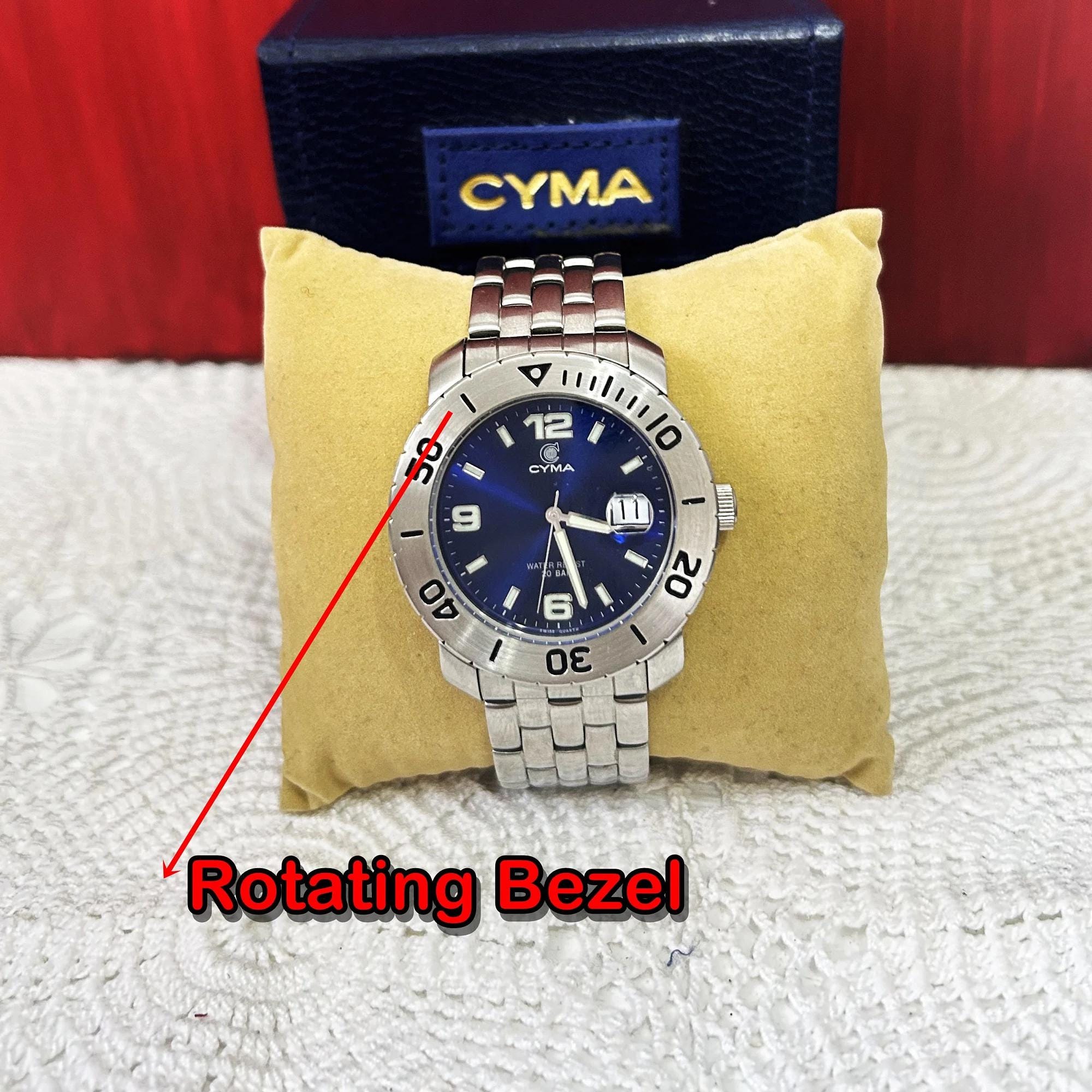 スイス製 機械式時計　置時計　CYMA 目覚まし　稼働品 Cyma watch - Etsy 日本