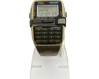 Vintage Casio DBC-V50 Easy Rec Data Bank Wrist Watch Calculator