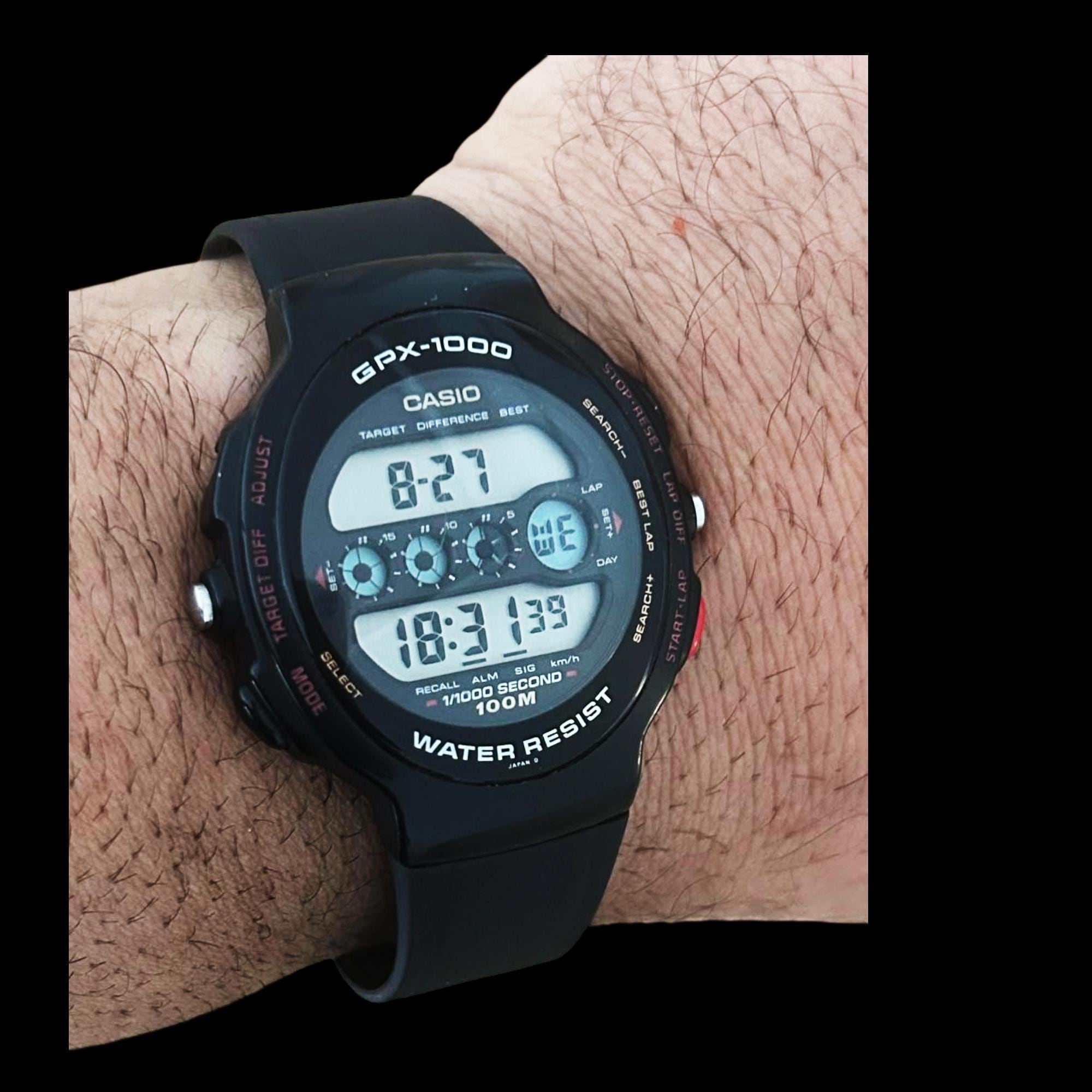 Rare Vintage Casio GPX-1000 Digital Watch - Collectible Japan
