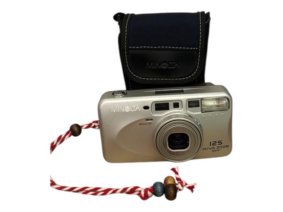 Minolta Freedom/ Zoom 125 35mm Point&shoot Film Camera/ Very Good