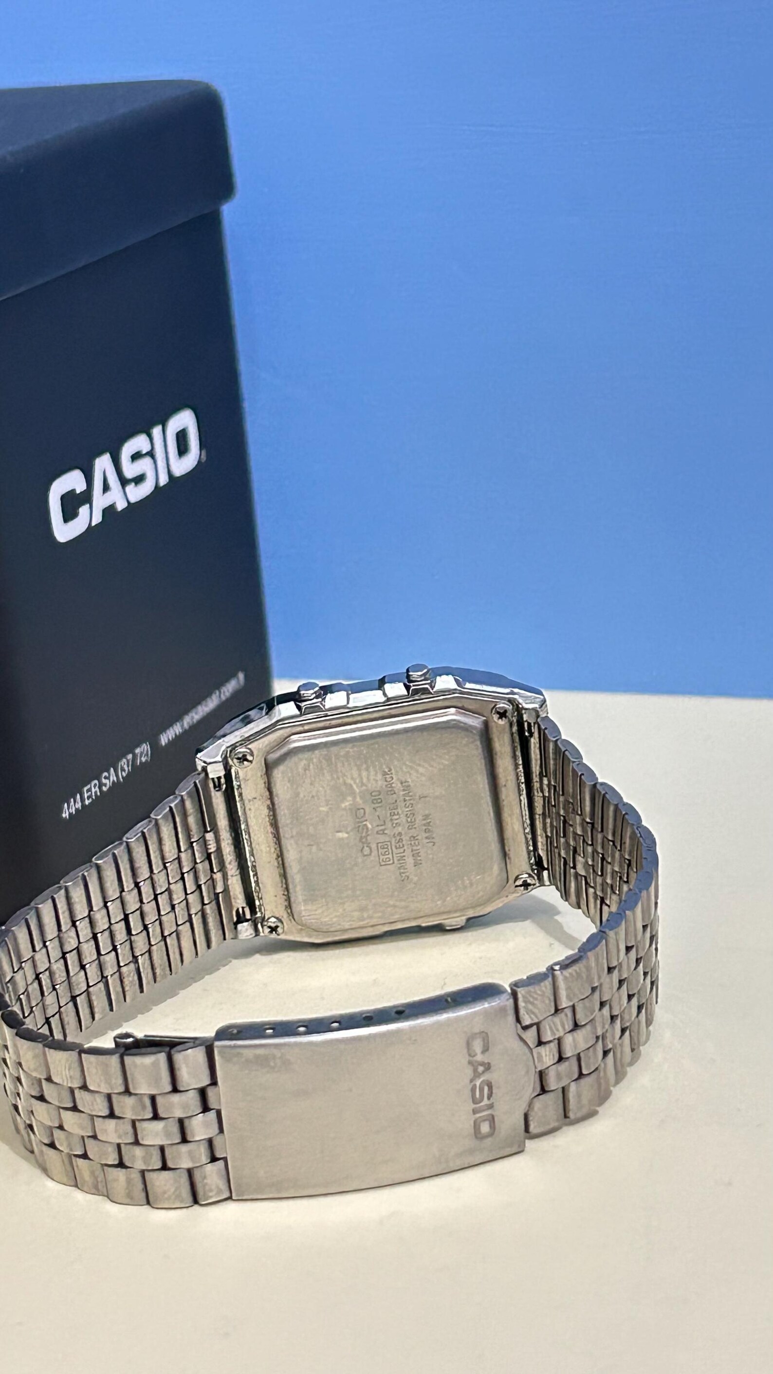 Casio AL-180 Watch Vinatge Batteryless. Vintage Retro/ Pilot Swiss Gift ...