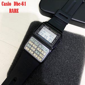 Very Rare Collectible Casio DBC-61  Vintage  Watch Module 676/ With Casio watch box/Great condition/ Very Good Cosmetics/1980s