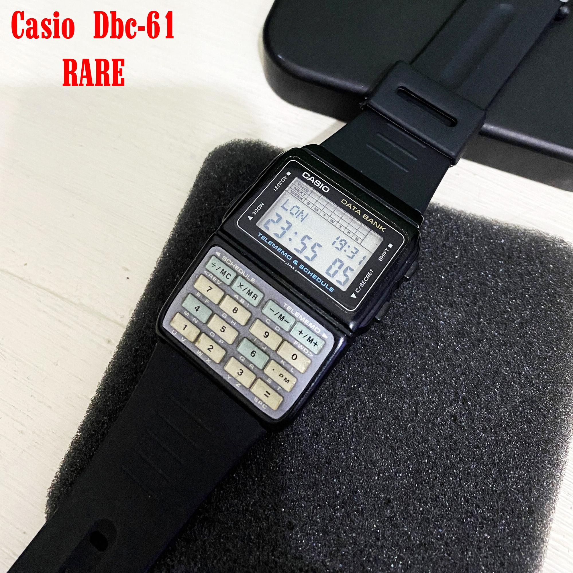 新品未使用品 CASIO DATA BANK 676 Very Rare Collectible Casio DBC-61 Vintage Watch Module 676