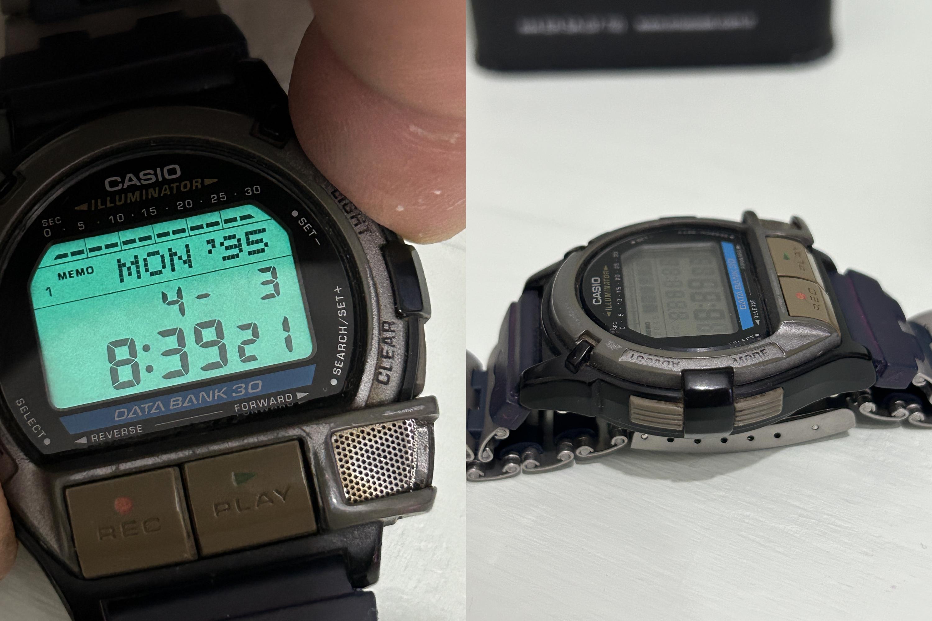 Vintage Casio Db-v30 Easy- Rec Databank 30 Second Voice Recorder
