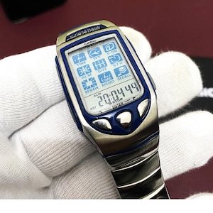 Vintage  Casio EDB-701 E-data bank Watch/ Very Good Condition/ Original Tin Casio Box/ Module: 2618 MAde in Thailand