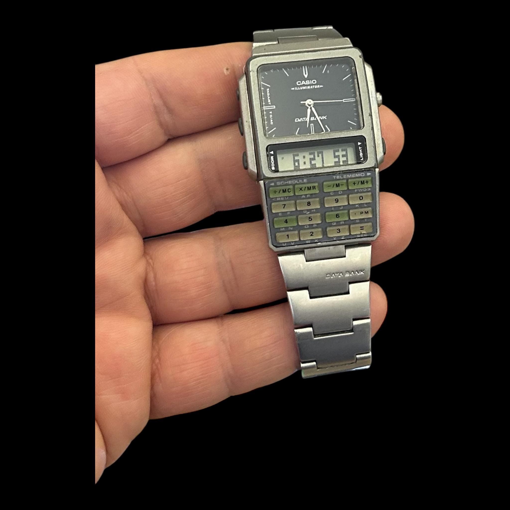 RARE Vintage Casio ABC-31 Calculator Watch - Digital Data Bank