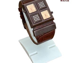 1965 Caravelle 17J Bulova Silver Toned Black Hands Sweep Second Mens Wrist Watch Caravelle 17 Jewels Wristwatches for sale - eBay main image 4