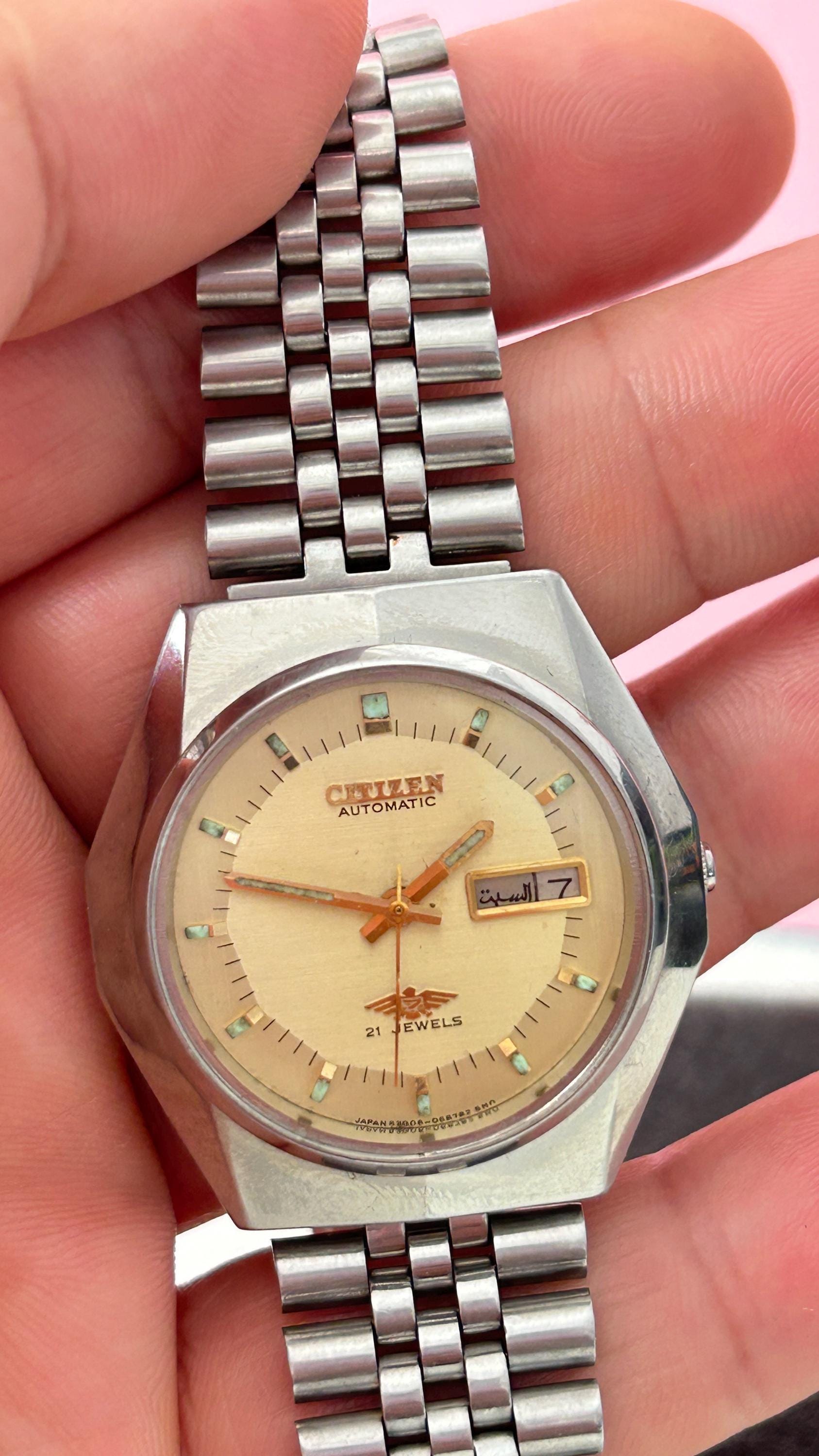 RARE MODEL Vintage Citizen Watch 4-062752 SMT Automatic 21