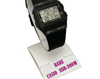 Casio SDB-300W Black Version Watch Module 503 Vintage Very Good
