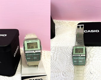 時計 CASIO DATA BANK micro cosmos DBC-63 Casio DBC 63 Micro Cosmos Calculator Databank Watch - YouTube