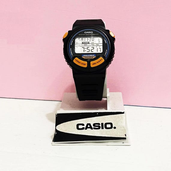 Vintage Casio JC-11 Jog & Walk Calorie Quartz Watch Japan 1988s