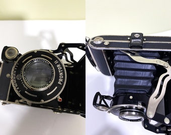 Antique Wirgin Folding Prontor II / 1930s Collectible Vintage