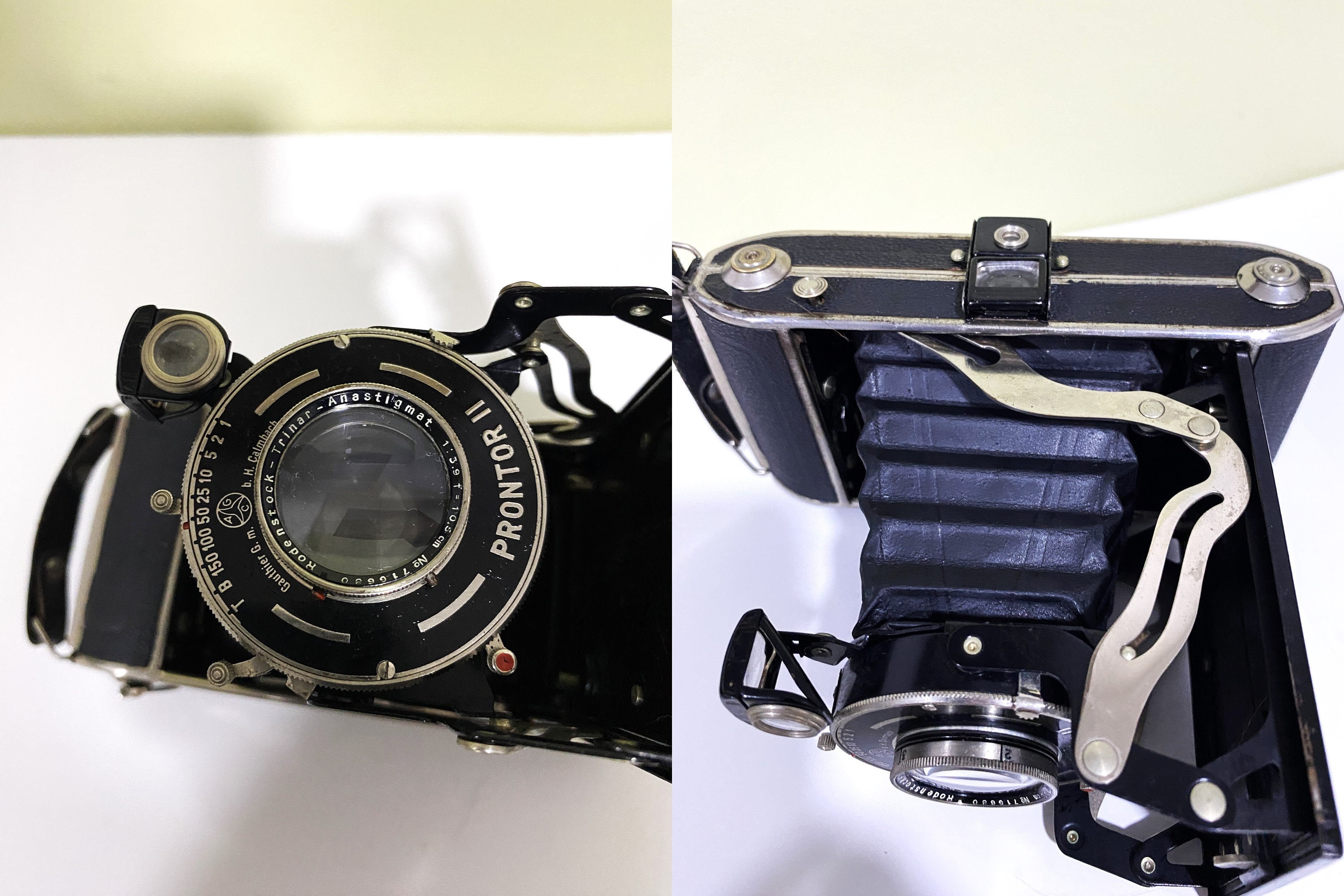Antique Wirgin Folding Prontor II / 1930s Collectible Vintage
